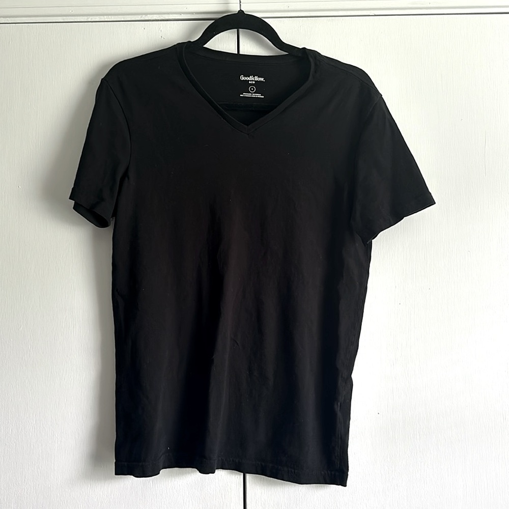 Goodfellow & Co. Black V-Neck T-shirt